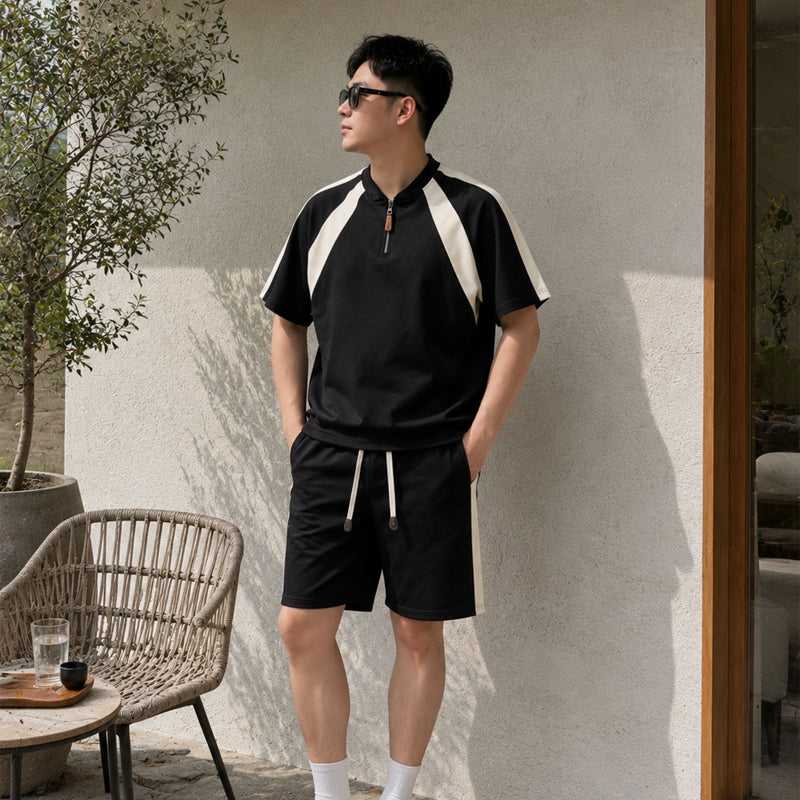 TBL001 Sample Monaco Cotton Lounge Set | Custom Cotton Men's Matching Set