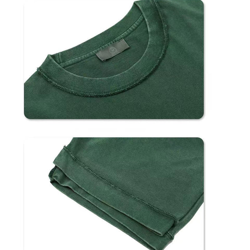 Vintage Washed 240 GSM Oversized Cotton T-Shirt Sample